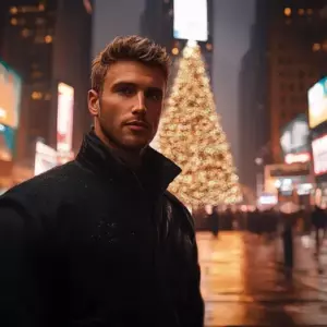 10-letnia dziewczynka podeszła do niego na Times Square, gdzie uczniowie szkoły średniej mieli spotkać się dziesięć lat później.