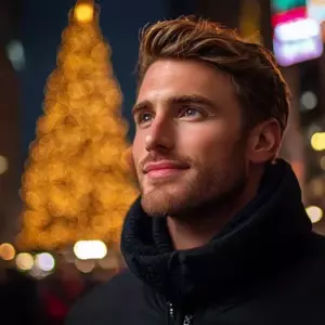 10-letnia dziewczynka podeszła do niego na Times Square, gdzie uczniowie szkoły średniej mieli spotkać się dziesięć lat później.