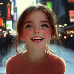 10-letnia dziewczynka podeszła do niego na Times Square, gdzie uczniowie szkoły średniej mieli spotkać się dziesięć lat później.