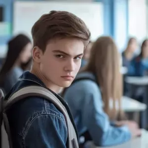 Starszy i samotny nauczyciel stawia rozpieszczonego ucznia na swoim miejscu, ale rezygnuje następnego dnia po znalezieniu pudełka pod jej drzwiami - Historia dnia