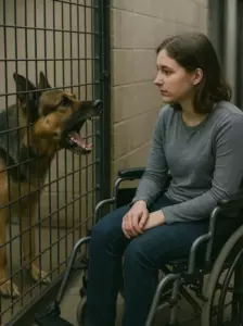 Dziewczyna na wózku inwalidzkim zmierzyła się z najbardziej zaciekłym psem w schronisku - to, co wydarzyło się później, oszołomiło wszystkich