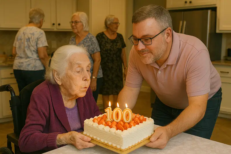 We Threw Her A 100th Birthday Party—But What She Whispered After The Cake Changed Everything