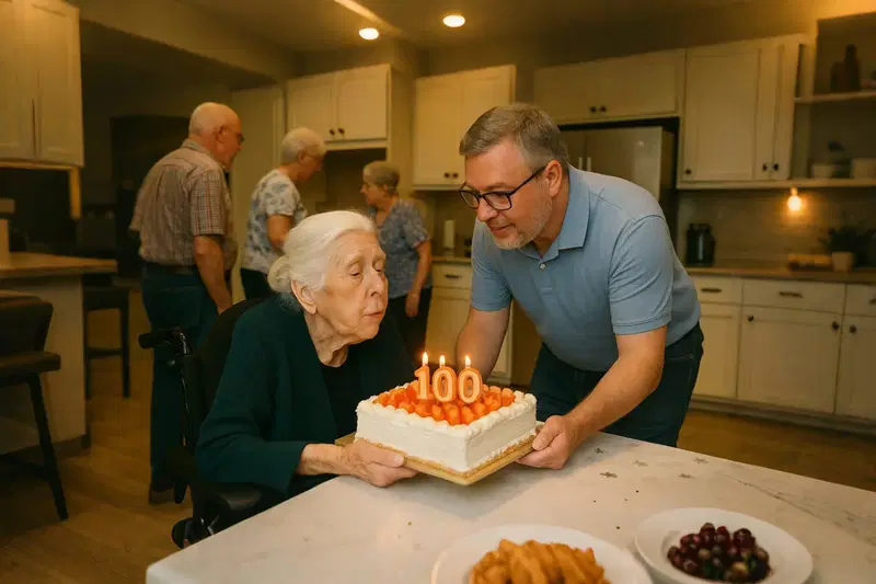 We Threw Her A 100th Birthday Party—But What She Whispered After The Cake Changed Everything