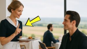 „Tato, ta kelnerka wygląda zupełnie jak mama!” – wyszeptała dziewczynka, szeroko otwierając oczy ze zdziwienia i wskazując na drugą stronę restauracji.