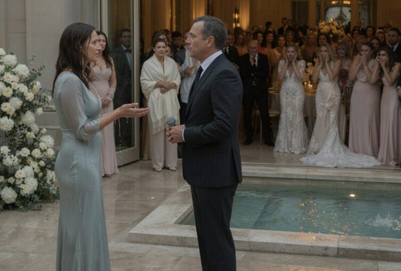 Meine Familie verspottete mich dafür, dass ich allein zur Hochzeit meiner Schwester erschienen war, und mein Vater sorgte dafür, dass der ganze Raum seinen Witz hörte: „Sie hat nicht einmal jemanden gefunden, den sie mitbringen konnte.“